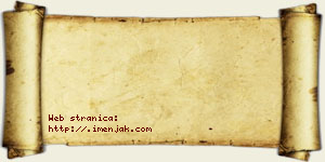 Nina Rakić vizit kartica